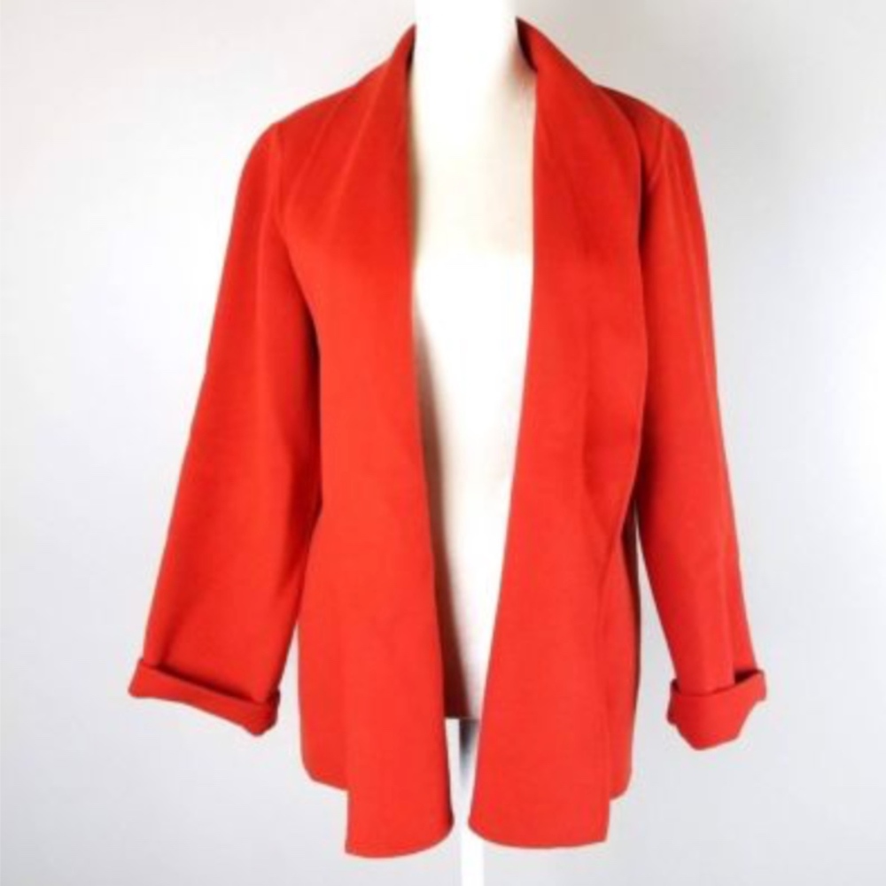 Linda Allard Ellen Tracy Open Jacket Cardigan